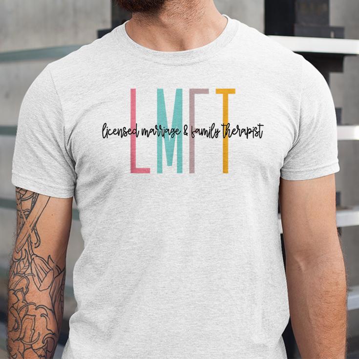 Licensed Marriage And Family Therapist LMFT Graduation Unisex Jersey T-Shirt