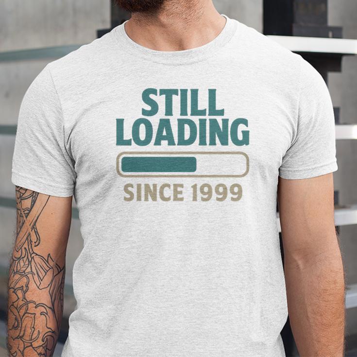 Still Loading Since 1999 Retro Tech Nostalgia Premium Tri-Blend Unisex Jersey T-Shirt