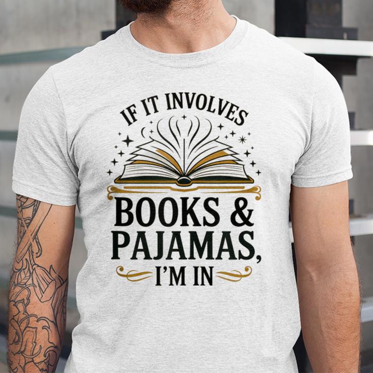 Magical Pajama And Book Lover Outfit For Readers Who Love Unisex Jersey T-Shirt