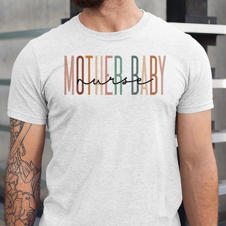 Mother Baby Nurse Postpartum Mom Baby Nursing Graduation Unisex Jersey T-Shirt