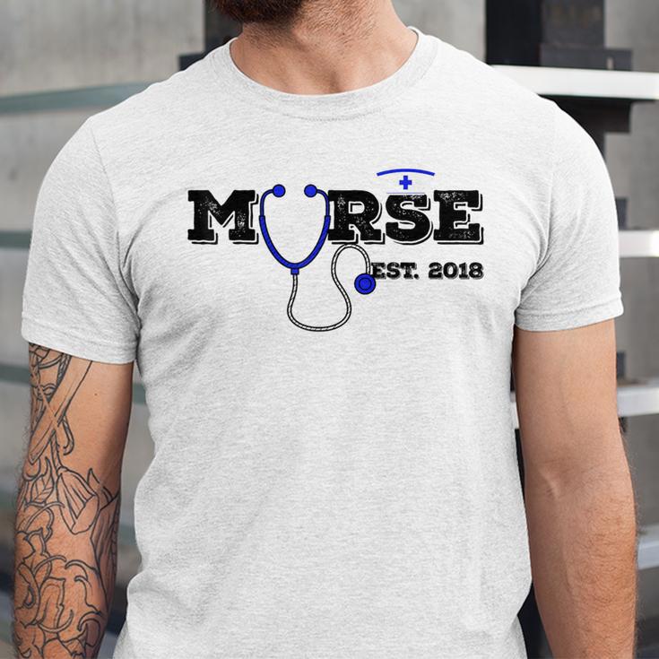 Murse Est 2018 Male Nurse Graduation Unisex Jersey T-Shirt