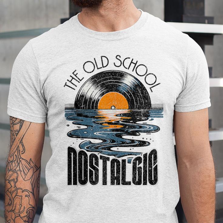Music Old School Nostalgia Record Unisex Jersey T-Shirt