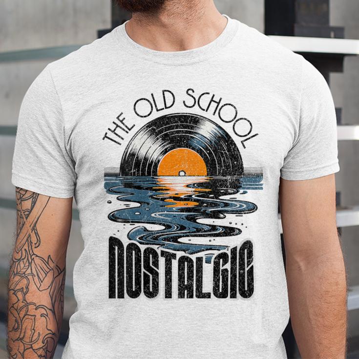 Music Old School Nostalgia Record Unisex Jersey T-Shirt