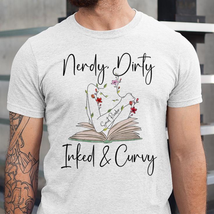 Nerdy Dirty Inked & Curvy ShirtSmutty Book TeesSmut Reader Unisex Jersey T-Shirt Nerdy Dirty Inked & Curvy ShirtSmutty Book TeesSmut Reader Unisex Jersey T-Shirt