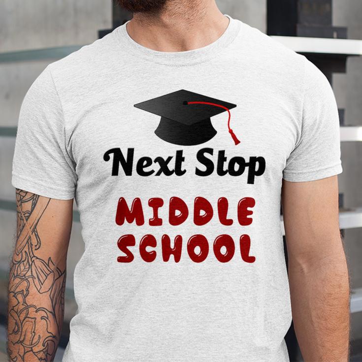 Next Stop Middle School Graduation Unisex Jersey T-Shirt