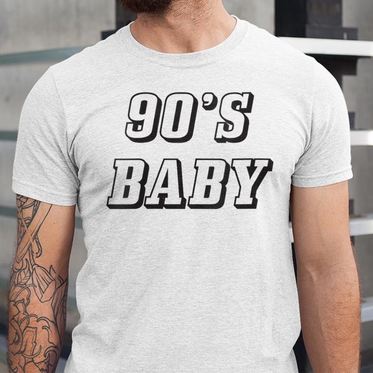 Nineties Era Nostalgia Lover Retro Born 90s Baby Vibes Unisex Jersey T-Shirt