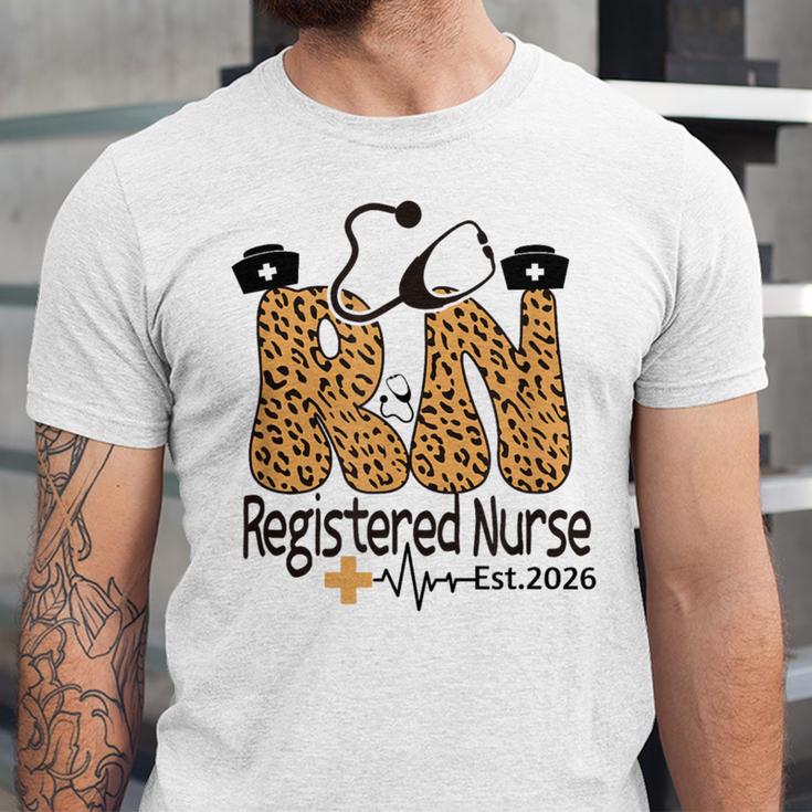 Nurse Est 2026 Graduation Graduate Nursing Student RN LPN Unisex Jersey T-Shirt