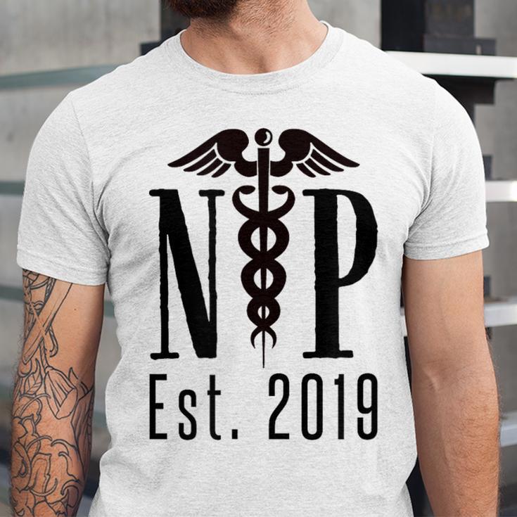 Nurse Practitioner Graduation NP Est 2019 Shirt Unisex Jersey T-Shirt