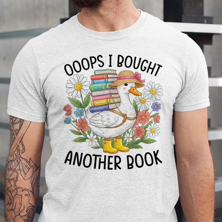 Oops I Bought Another Book Goose Unisex Jersey T-Shirt