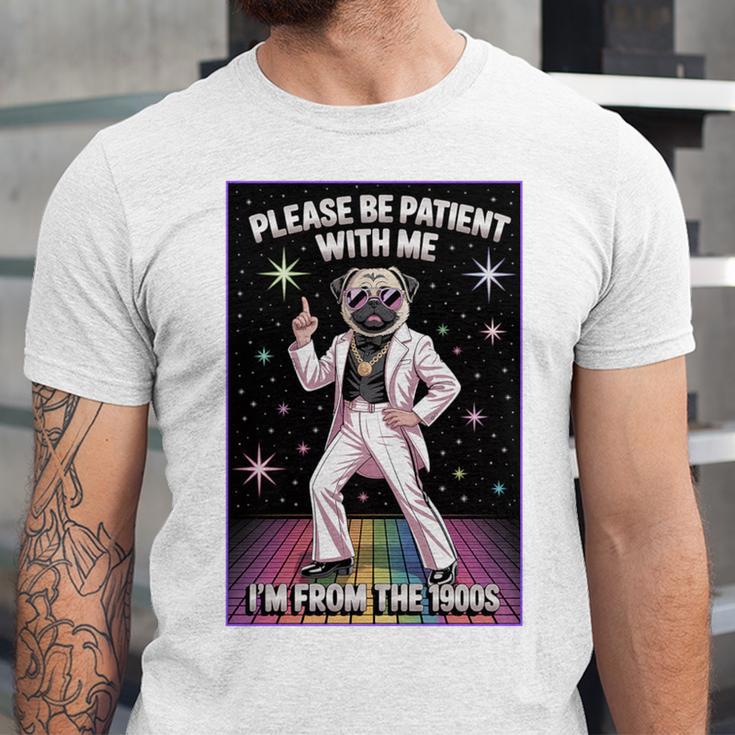 Be Patient With Me I'm From The 1900s Birthday Premium Tri-Blend Unisex Jersey T-Shirt