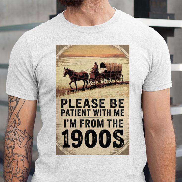 Be Patient With Me I'm From The 1900s Birthday Retirement Premium Tri-Blend Unisex Jersey T-Shirt
