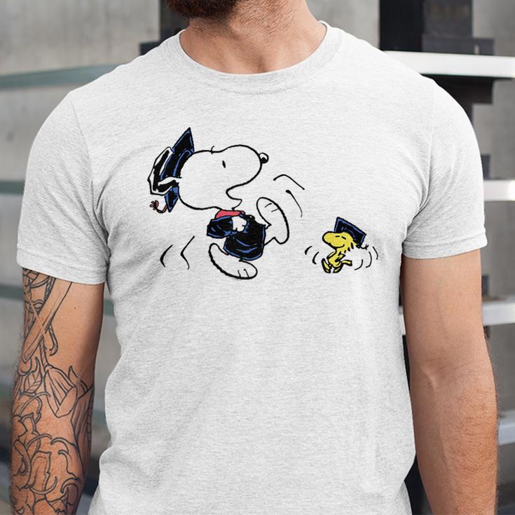 Peanuts Graduation Squad Snoopy Woodstock Raglan Baseball Tee Unisex Jersey T-Shirt