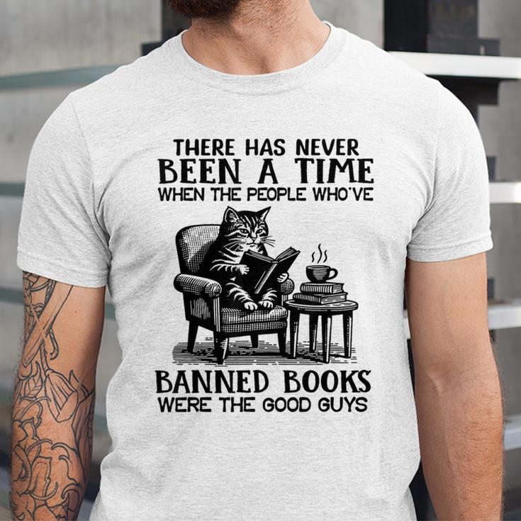 The People Who'Ve Banned Books Were The Good Guys Unisex Jersey T-Shirt The People Who'Ve Banned Books Were The Good Guys Unisex Jersey T-Shirt