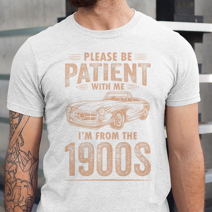 Please Be Patient With Me I'm From The 1900s Car Vintage Premium Unisex Jersey T-Shirt