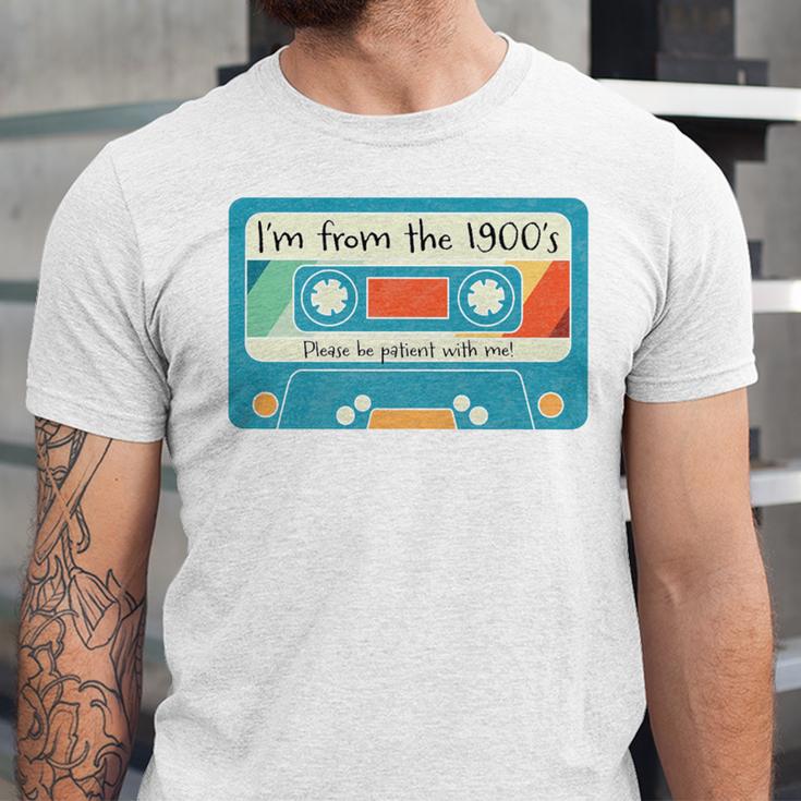 Please Be Patient With Me I'm From The 1900s Dad Premium Unisex Jersey T-Shirt Please Be Patient With Me I'm From The 1900s Dad Premium Unisex Jersey T-Shirt