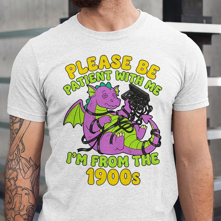 Please Be Patient I'm From The 1900s Dragon Men Women Premium Tri-Blend Unisex Jersey T-Shirt Please Be Patient I'm From The 1900s Dragon Men Women Premium Tri-Blend Unisex Jersey T-Shirt