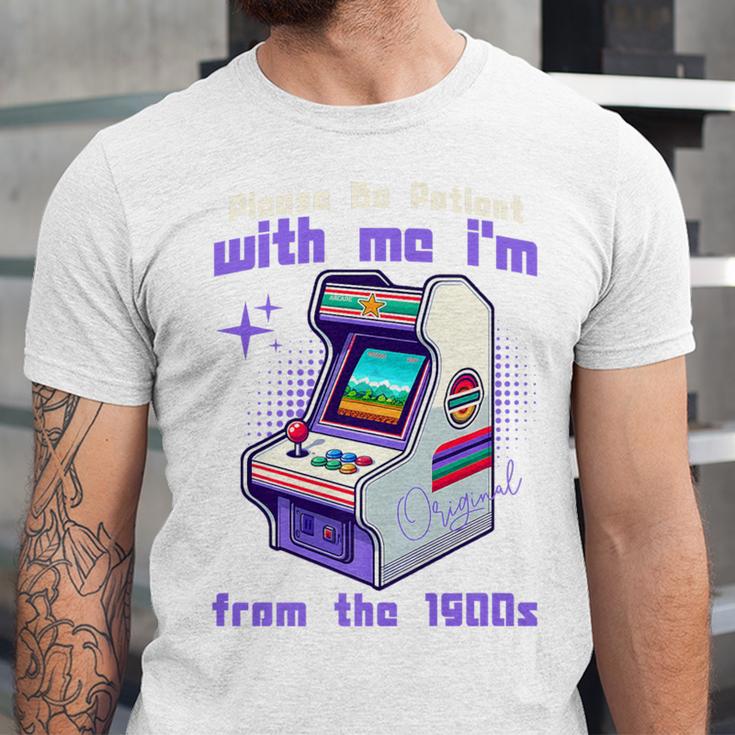 Please Be Patient With Me I'm From The 1900s Gamer Gaming Premium Unisex Jersey T-Shirt Please Be Patient With Me I'm From The 1900s Gamer Gaming Premium Unisex Jersey T-Shirt