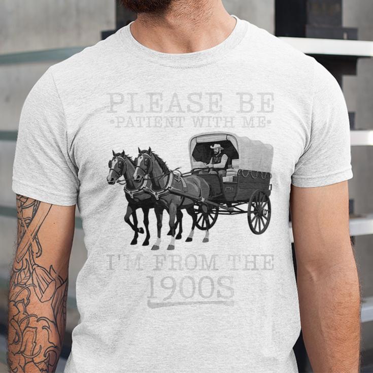 Please Be Patient With Me I'm From The 1900s Humorous Saying Premium Tri-Blend Unisex Jersey T-Shirt Please Be Patient With Me I'm From The 1900s Humorous Saying Premium Tri-Blend Unisex Jersey T-Shirt