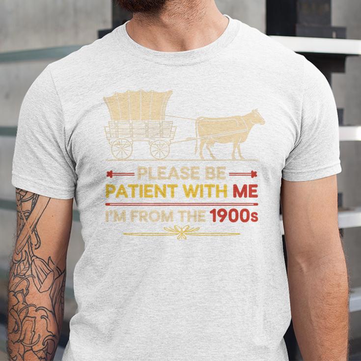 Please Be Patient With Me I'm From The 1900s Old Tee Premium Unisex Jersey T-Shirt