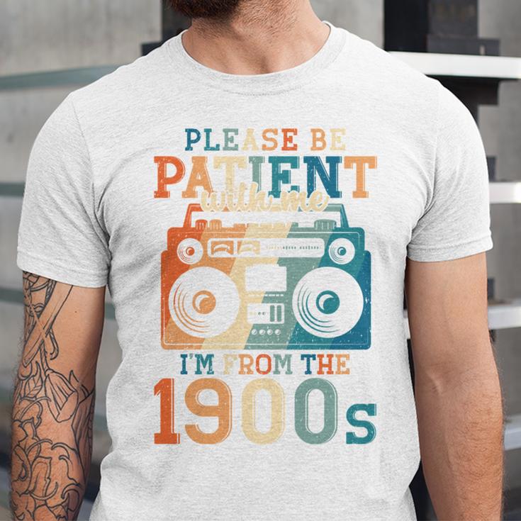 Please Be Patient With Me I'm From The 1900s Retro 90s Dad Unisex Jersey T-Shirt