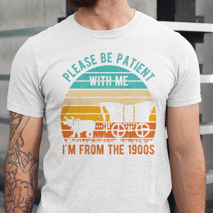 PLEASE BE PATIENT I'M FROM THE 1900s Vintage 1900s 90s Premium Tri-Blend Unisex Jersey T-Shirt PLEASE BE PATIENT I'M FROM THE 1900s Vintage 1900s 90s Premium Tri-Blend Unisex Jersey T-Shirt
