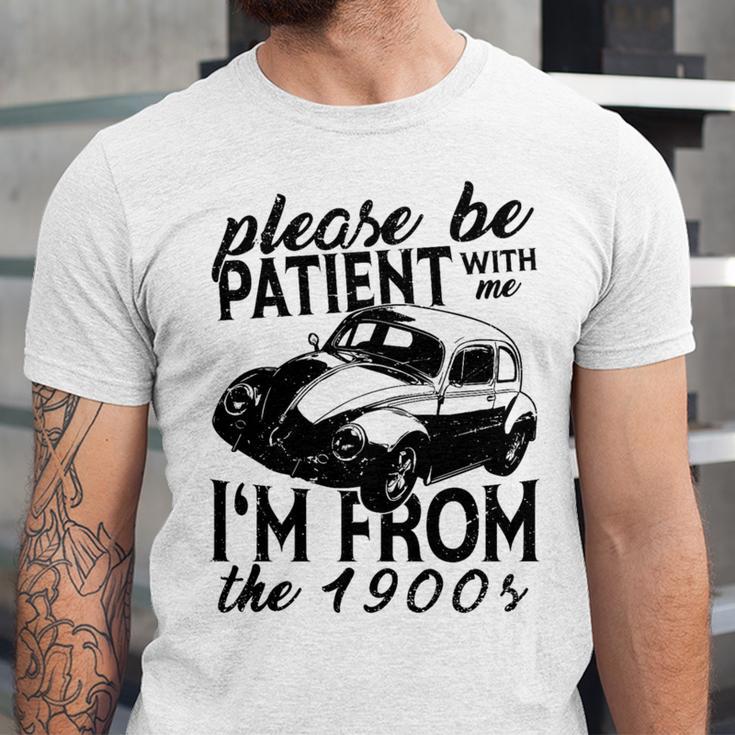 Please Be Patient With Me I'm From The 1900s Vintage Classic Premium Tri-Blend Unisex Jersey T-Shirt