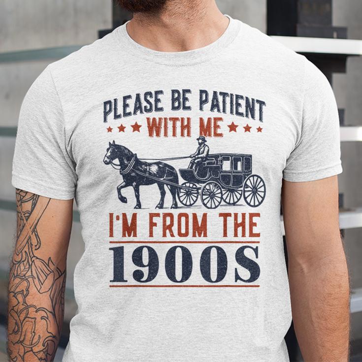 Please Be Patient I'm From The 1900s Vintage Dad Unisex Jersey T-Shirt Please Be Patient I'm From The 1900s Vintage Dad Unisex Jersey T-Shirt