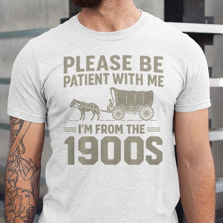 Please Be Patient I'm From The 1900s Vintage Over The Hill Premium Tri-Blend Unisex Jersey T-Shirt Please Be Patient I'm From The 1900s Vintage Over The Hill Premium Tri-Blend Unisex Jersey T-Shirt