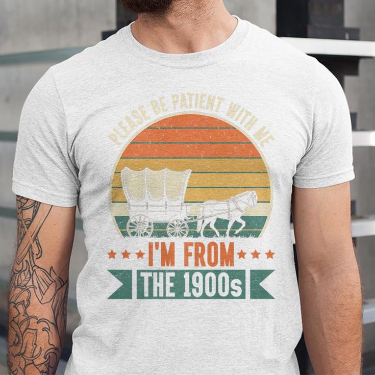 Please Be Patient With Me I'm From The 1900s Vintage Humor Premium Unisex Jersey T-Shirt