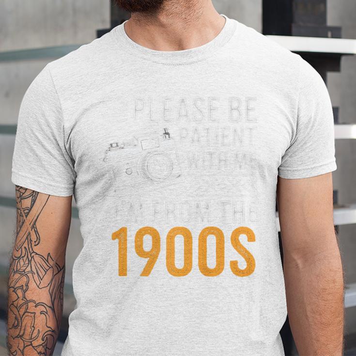 Please Be Patient With Me I'm From The 1900s Vintage Oldie Premium Unisex Jersey T-Shirt