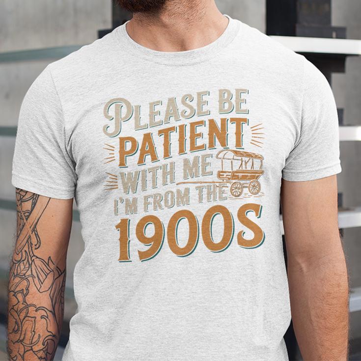 Please Be Patient With Me I'm From The 1900s Vintage Quote Premium Tri-Blend Unisex Jersey T-Shirt Please Be Patient With Me I'm From The 1900s Vintage Quote Premium Tri-Blend Unisex Jersey T-Shirt