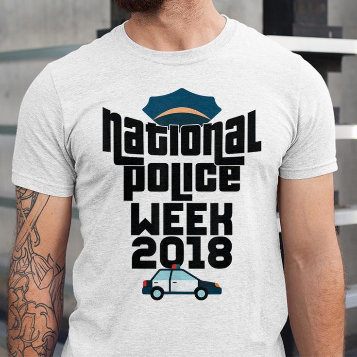 Police Officer National Week T-Shirt Graduation 2018 Unisex Jersey T-Shirt