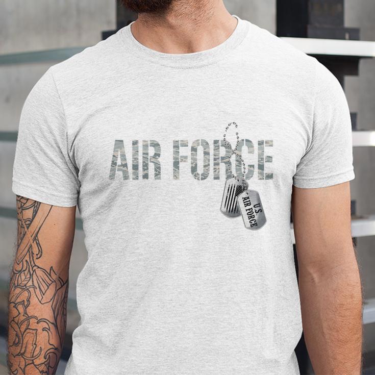 Proud Air Force Wife Air Force Graduation USAF Wife Unisex Jersey T-Shirt