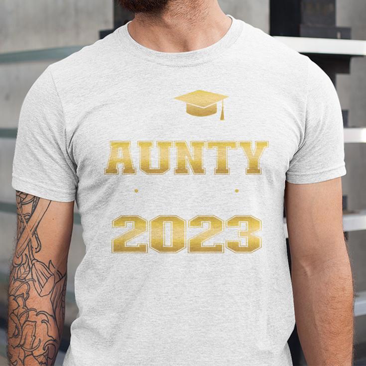 Proud Aunty Of 2023 Class MBA Graduate Family Graduation Unisex Jersey T-Shirt