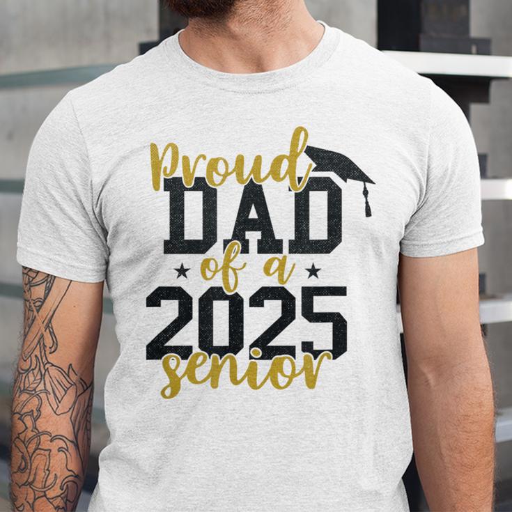 Proud Dad Of a 2025 Senior Graduation Unisex Jersey T-Shirt
