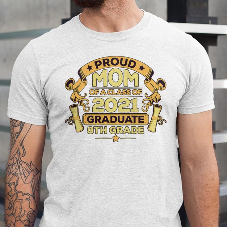 Proud Mom Graduation Of 8th Grade Graduate Unisex Jersey T-Shirt