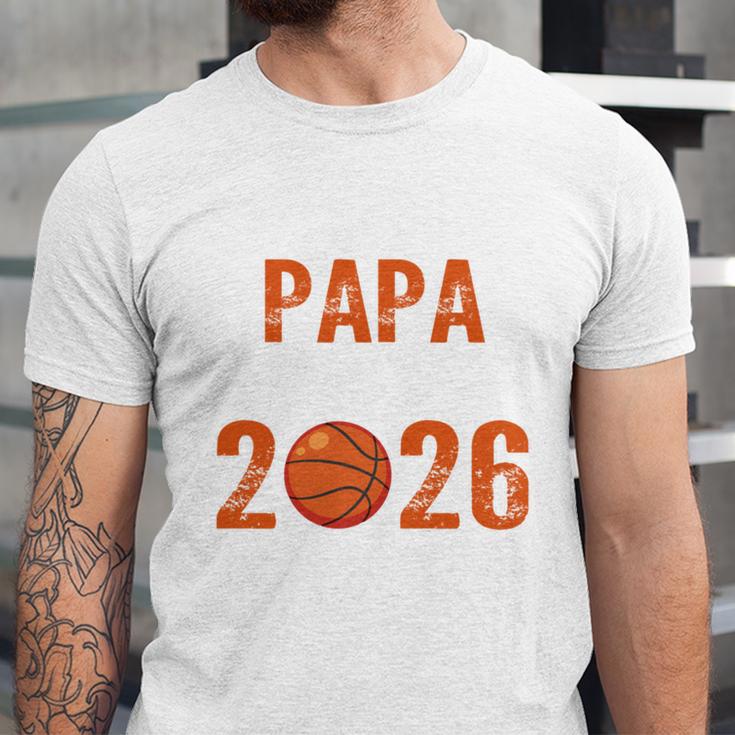 Proud PAPA Of 2026 Senior Basketball Student Graduation Unisex Jersey T-Shirt