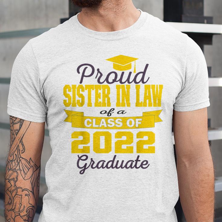 Proud Sister In Law Of 2022 Graduate Class 2022 Graduation Unisex Jersey T-Shirt