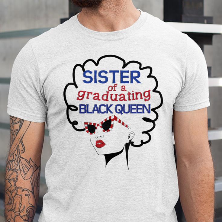Proud Sister Queen Graduation Shirt African American Unisex Jersey T-Shirt