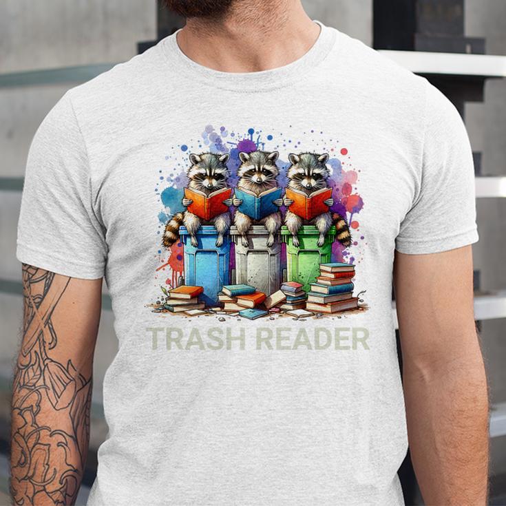 Racoons Trash Reader Book Lover Romantic Novels Premium Unisex Jersey T-Shirt Racoons Trash Reader Book Lover Romantic Novels Premium Unisex Jersey T-Shirt