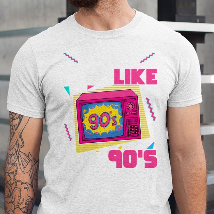 Rad Just Like The 90s 90s Aesthetic Nostalgia 1990s Retro Unisex Jersey T-Shirt