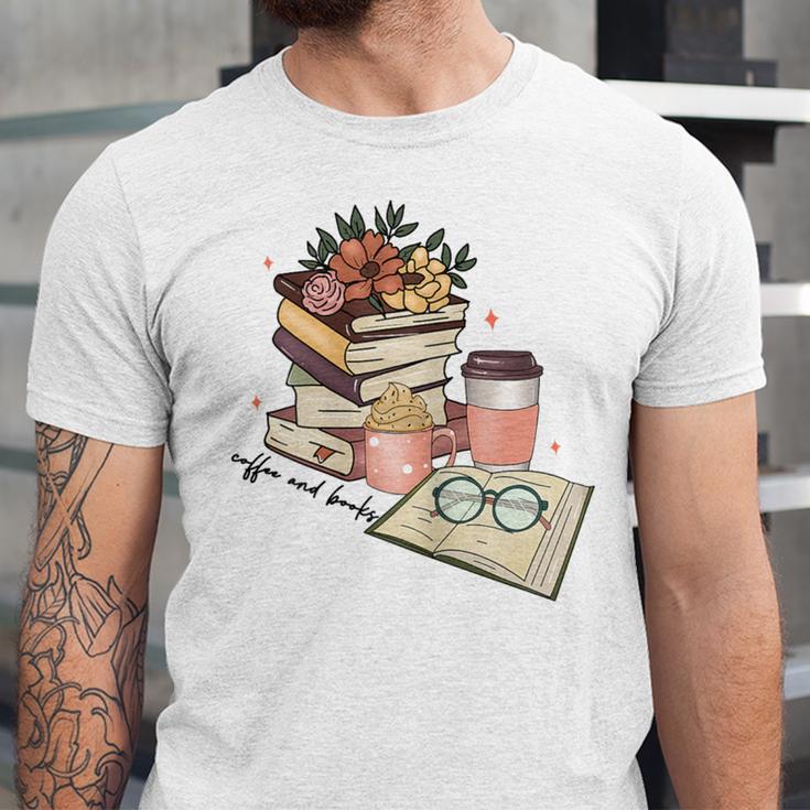 Read Books Drink Coffee For Women Unisex Jersey T-Shirt Read Books Drink Coffee For Women Unisex Jersey T-Shirt