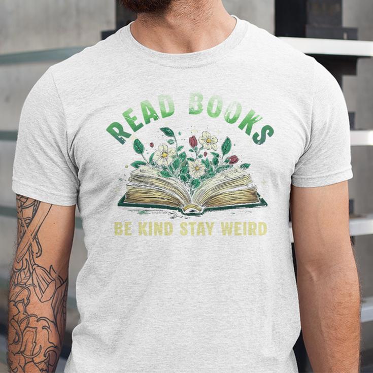 Read Books Be Kind Book Reader Book Nerd Book Reading Lover Premium Tri-Blend Unisex Jersey T-Shirt