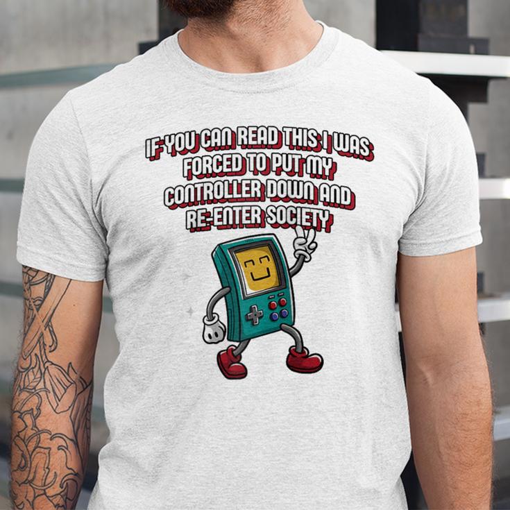 If You Can Read This Gamer Humor Gaming Introvert Raglan Baseball Tee Unisex Jersey T-Shirt If You Can Read This Gamer Humor Gaming Introvert Raglan Baseball Tee Unisex Jersey T-Shirt