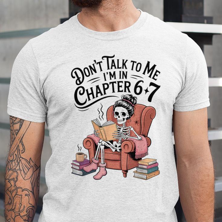 Reading 67 Six Seven Meme English Teacher Book Lover Unisex Jersey T-Shirt