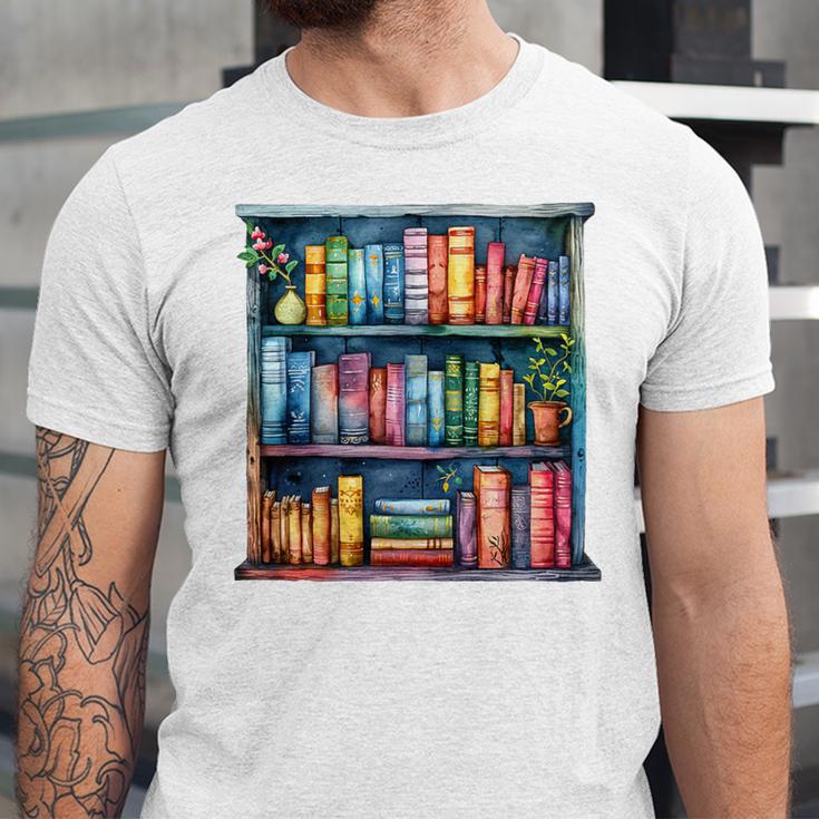 Reading And Bookcase Magic Book Premium Unisex Jersey T-Shirt