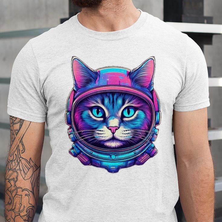 Retro 80s Cat In Space Suit Nostalgia Cat Vintage Astronaut Unisex Jersey T-Shirt Retro 80s Cat In Space Suit Nostalgia Cat Vintage Astronaut Unisex Jersey T-Shirt