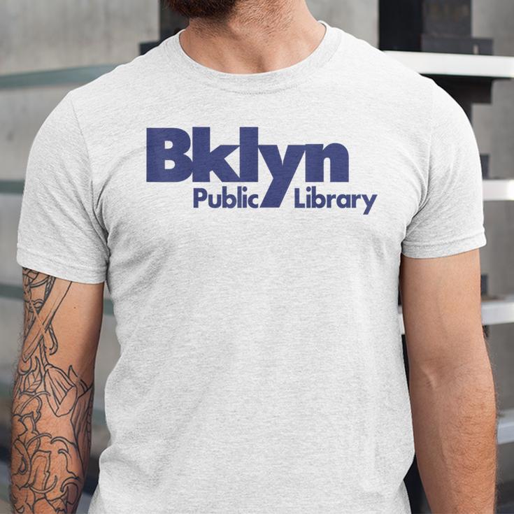 Retro Brooklyn Public Library NY New York Book Lover Unisex Jersey T-Shirt