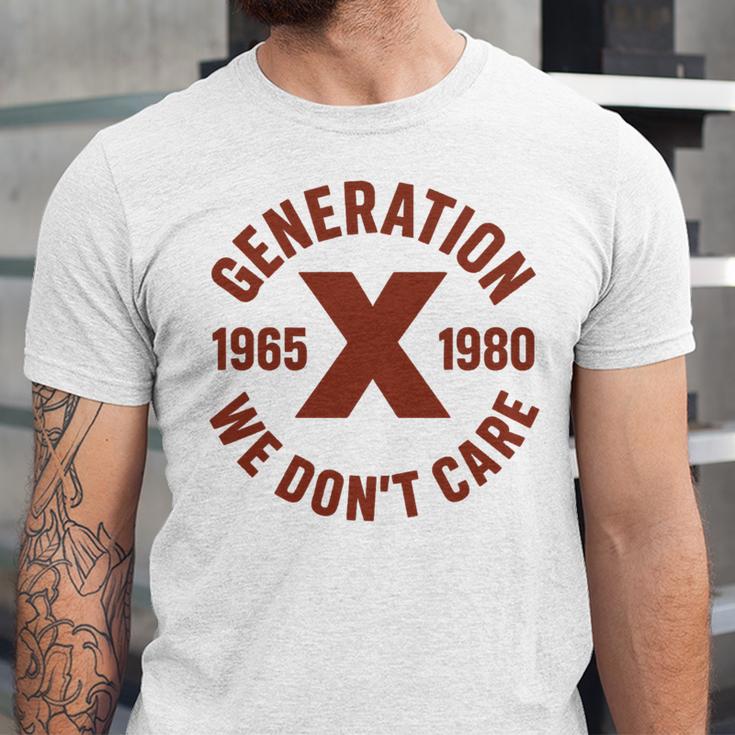 Retro Gen X 1965-1980 Sarcastic Nostalgia Graphic Premium Tri-Blend Unisex Jersey T-Shirt