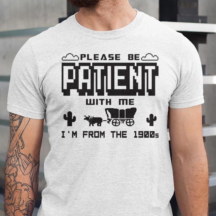 Retro Please Be Patient With Me I'm From The 1900s Premium Unisex Jersey T-Shirt